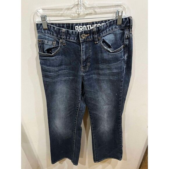 Brothers Jeans Womens 14 Bootcut Blue Mid Rise Denim Western Cowgirl Classic - Picture 1 of 8